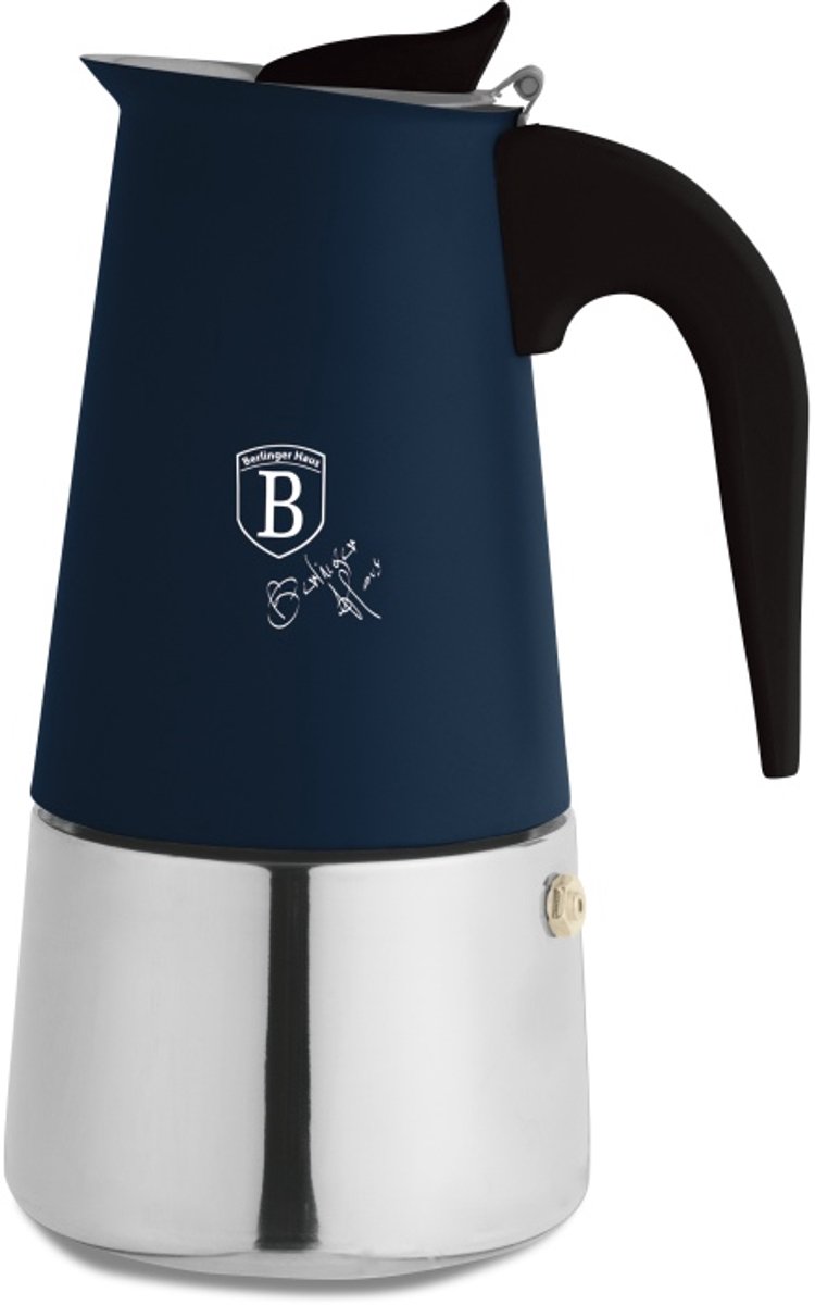 Mokapot voor inductie, 6 kopjes, Deep Sea Collection