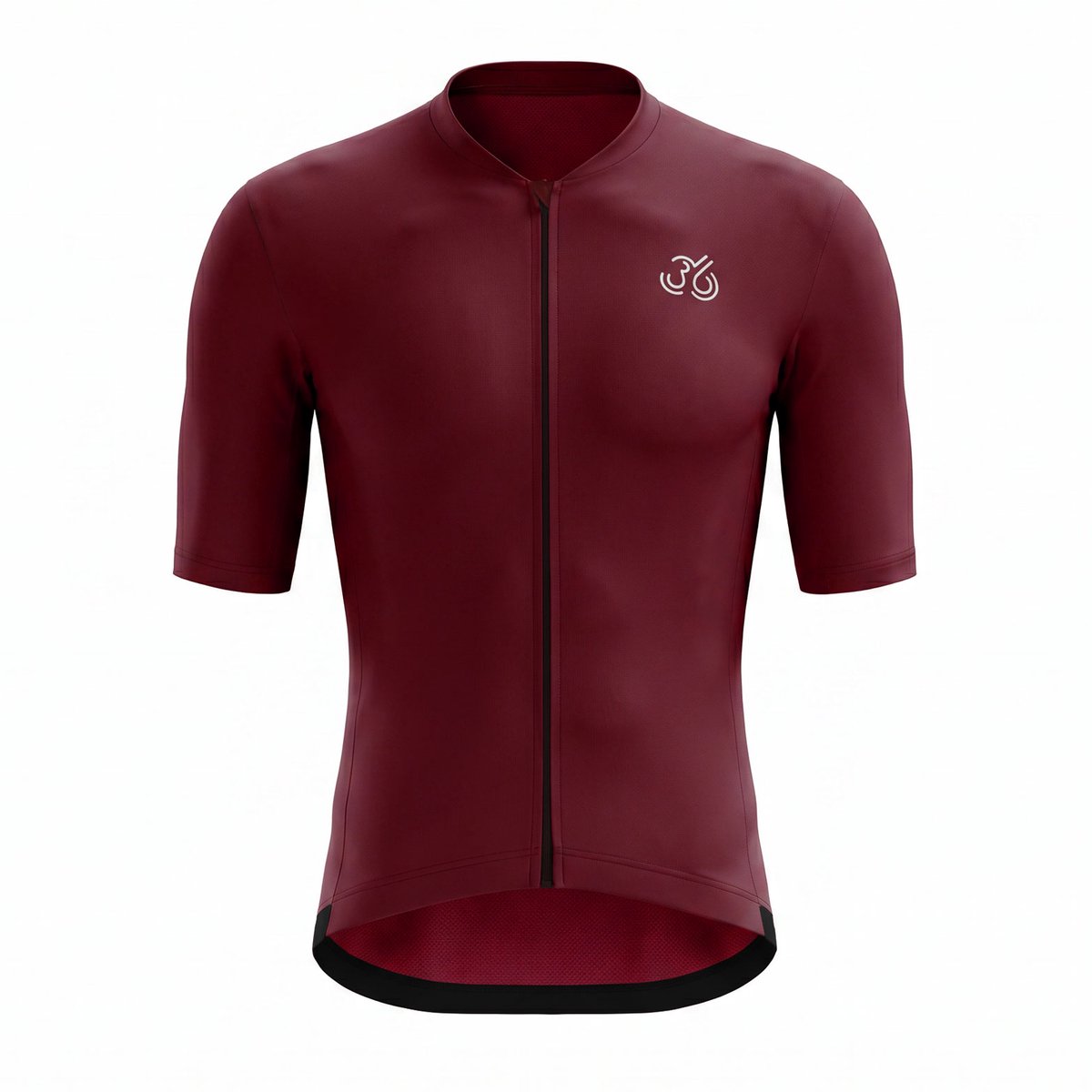 Chroma Wielershirt - Burgundy - Unisex