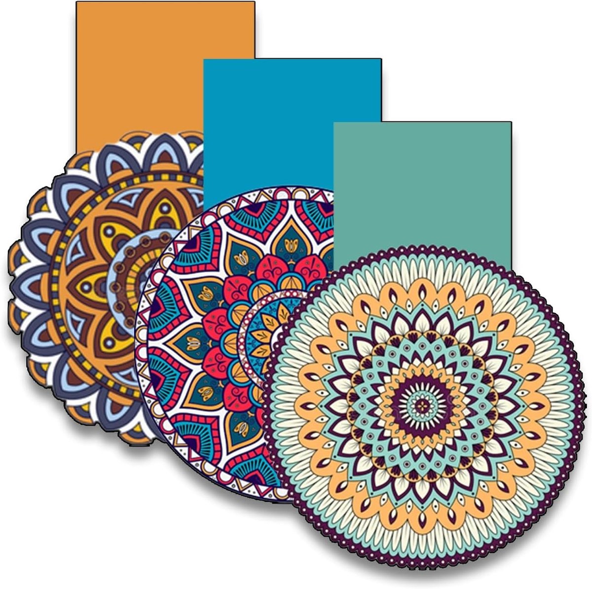 Leuke Mandala Magnetische Boekenleggers voor Kinderen - Persoonlijke Leestools, Creatieve Accessoires voor Meisjes in Groep 1, Perfect voor Boekenliefhebbers