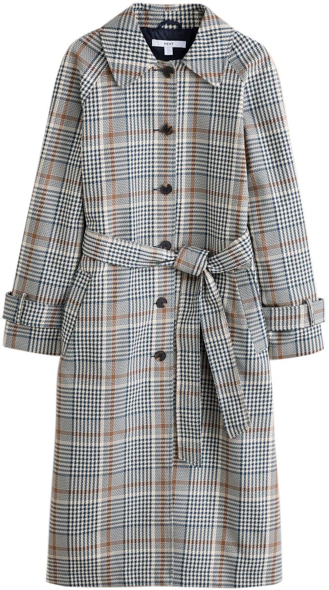 Next - Dames - Midi trenchcoat met riem - Naturel