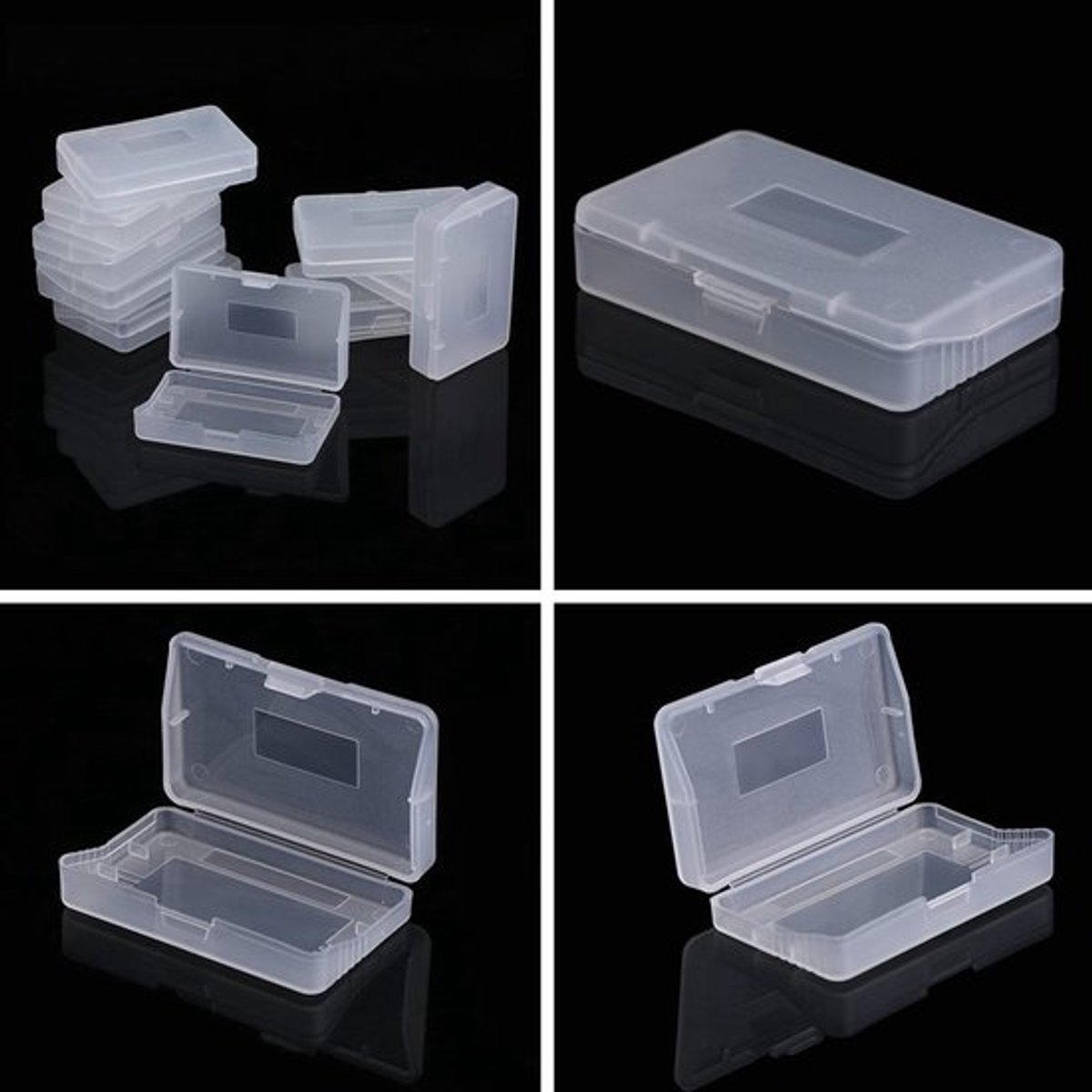 Allecto - Clear Plastic Cartridge Game Case - Bescherming voor Game Boy Advance