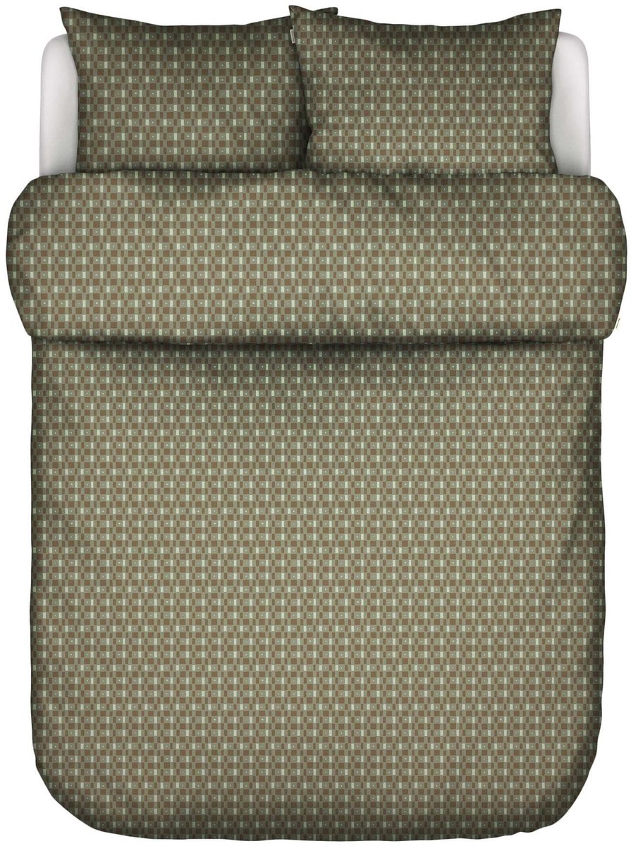 Marc O'Polo Lida Dekbedovertrek Smooth sage - Lits-Jumeaux - 240x200/220 cm