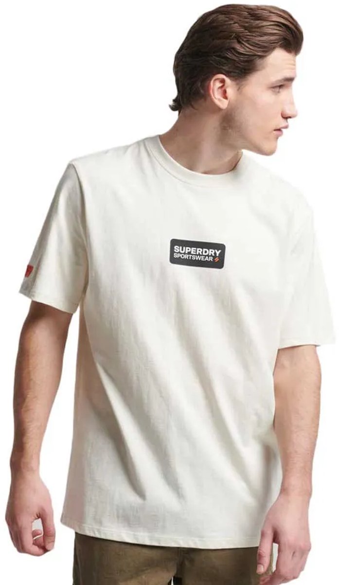 Superdry Tech Graphic T-shirt met losse pasvorm Heren T-shirts Grijs