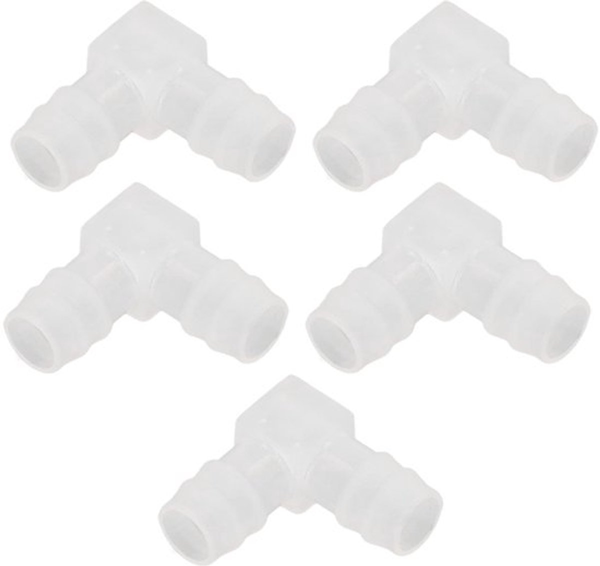 Allecto - Plastic Slangkoppeling - 10x 90° verstelbare hose joint