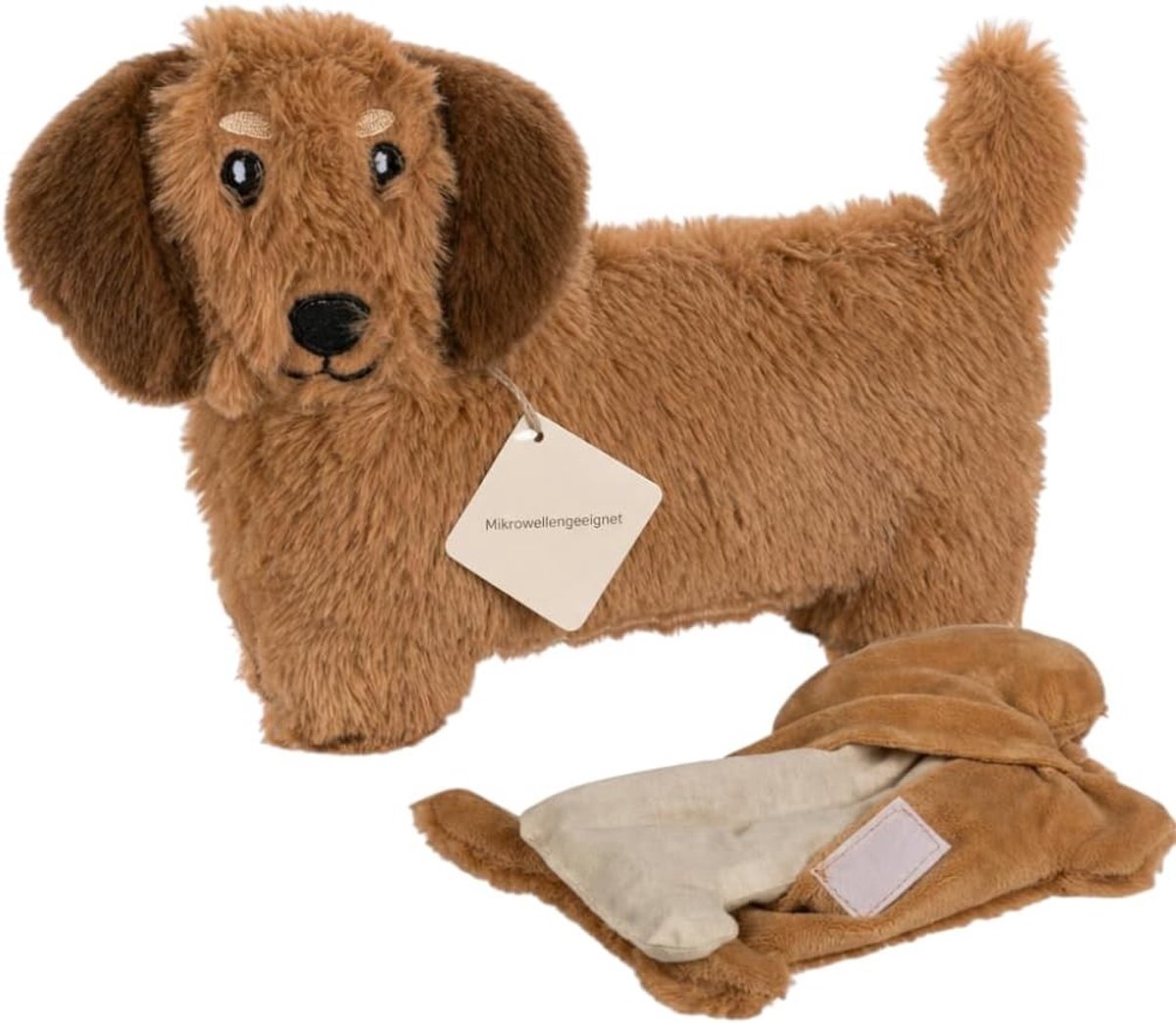 Warmteknuffel - Tekkel - Knuffelvormig Warmtekussen met Tarwevulling - Voor Comfort en Ontspanning