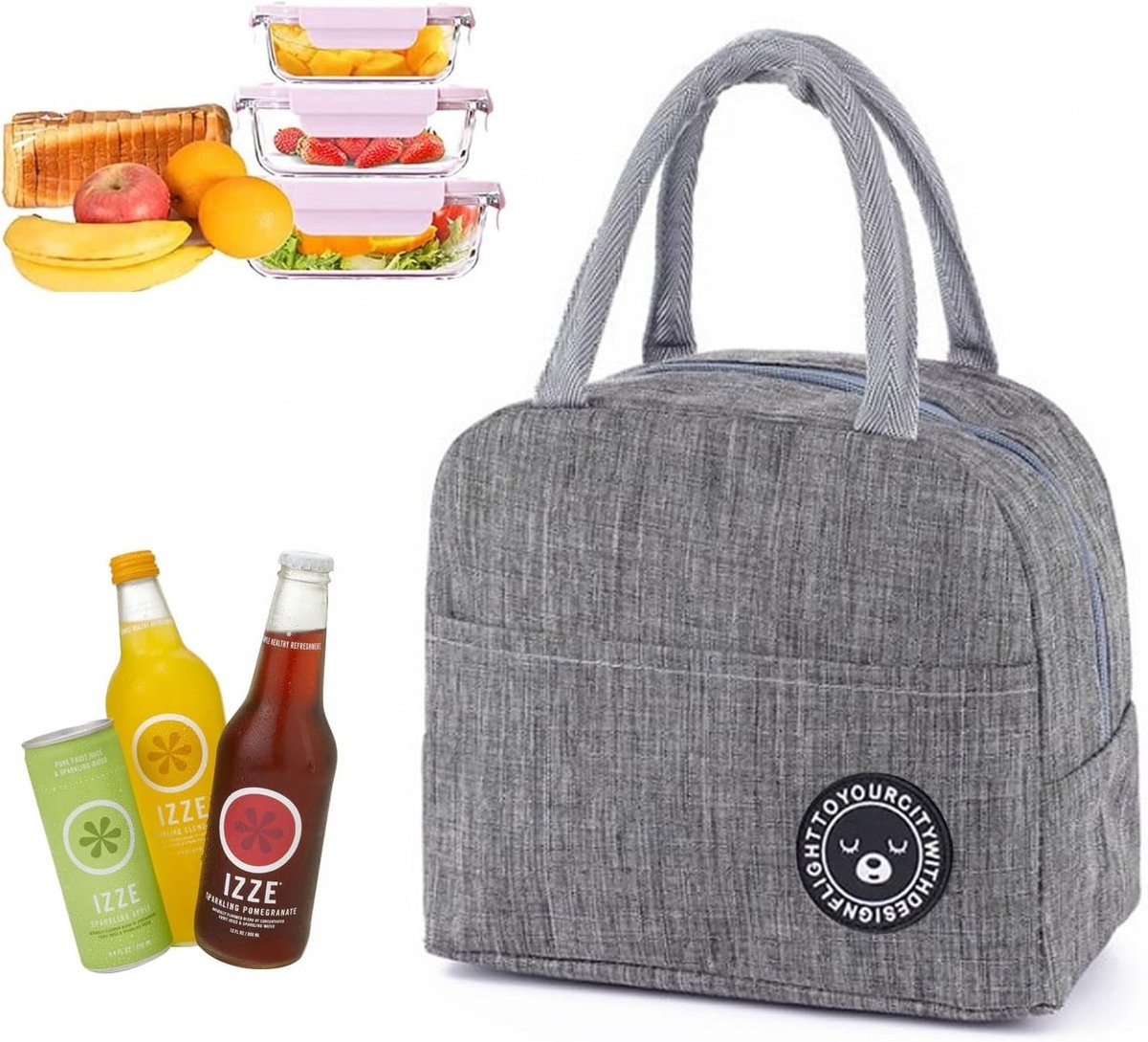 Vouwbare koelrugzak 6L - Geïsoleerde tas voor picknick, lunch en reizen met kleine snacks
