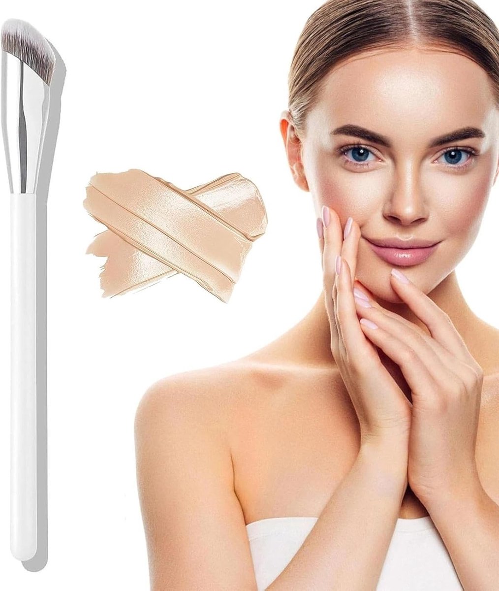 Professionele Concealer Kwast voor Vloeibare Make-up, Multi-functionele Make-up Borstels voor een Flawless Afwerking en Perfecte Dekking