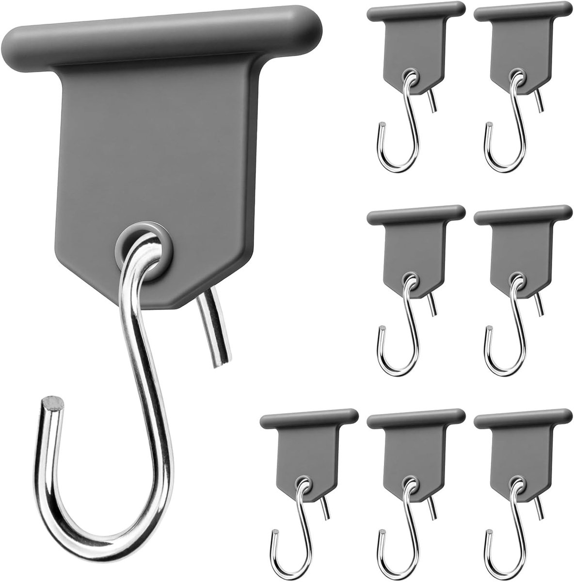 8 Stuks S-Haak Hangers voor Partytenten, Camping en Caravan - Lichtclips en Accessoires voor Binnen en Buiten Decoratie