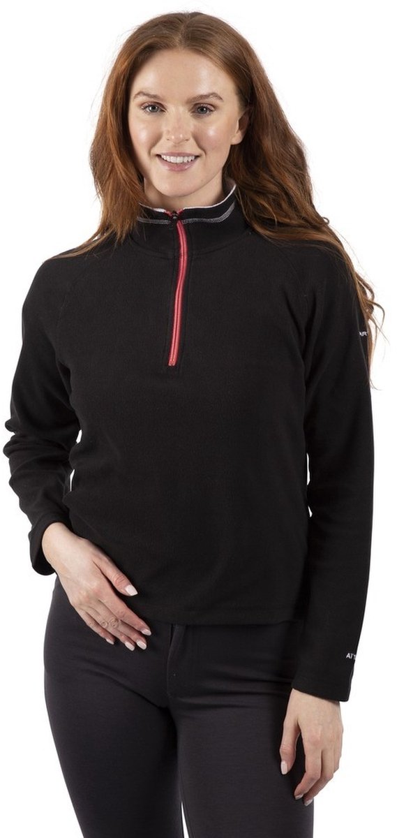Trespass damesfleecejas/fleecepullover Skylar - Female Fleece At100 Zwart / Wit