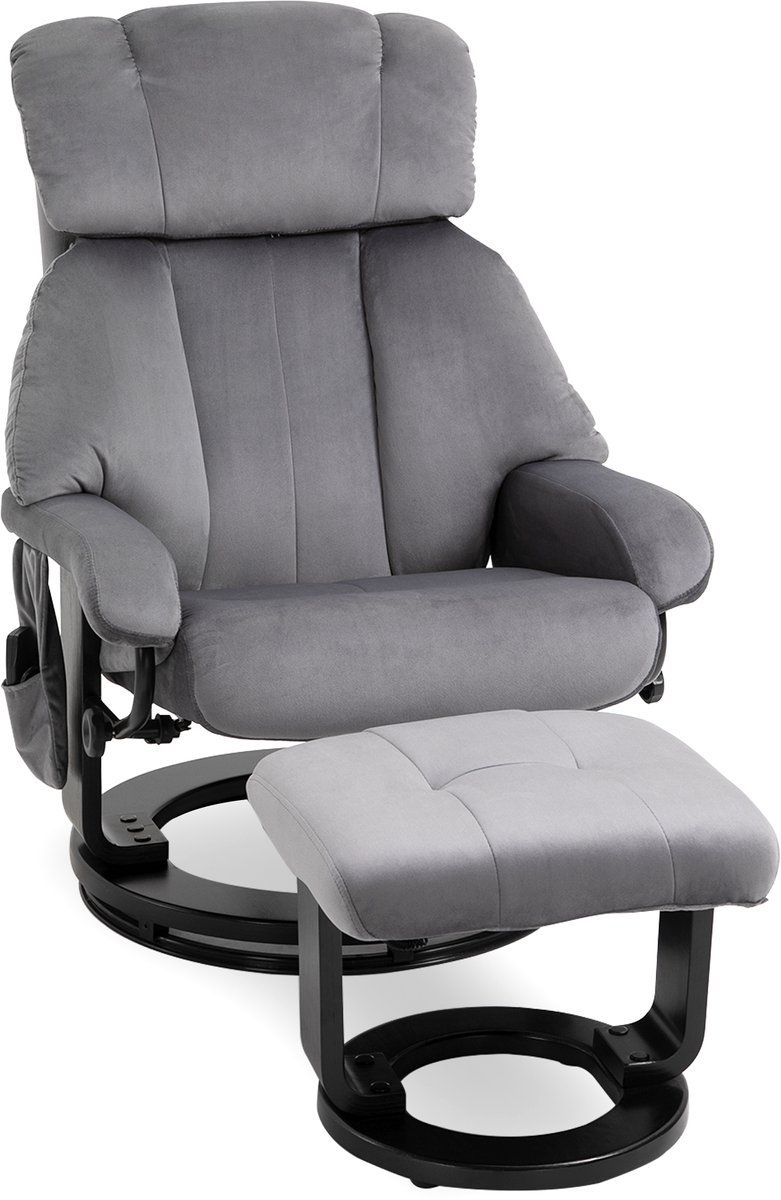 HOMCOM Relaxfauteuil met Massagefunctie Grijs - HOMCOM - €314,90
