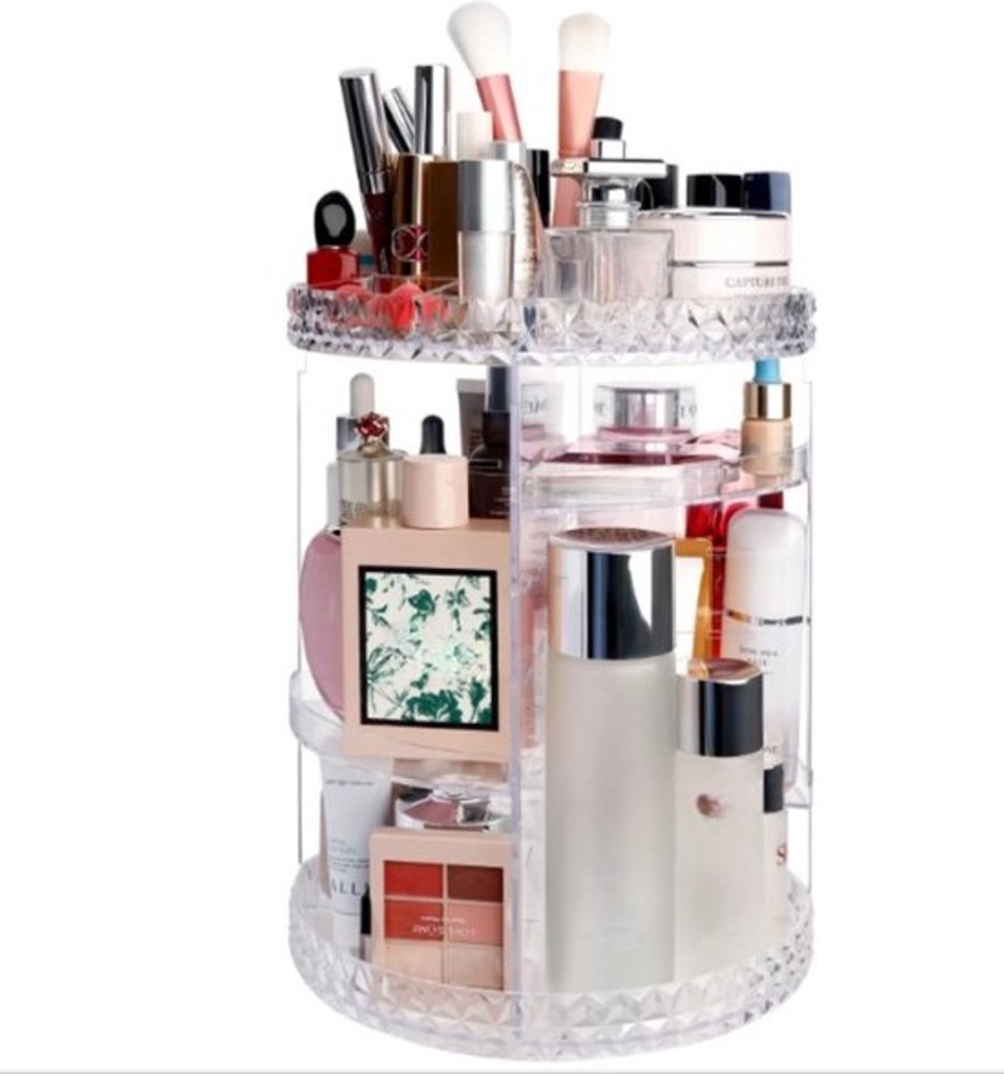 Beauty Organizer, 360 ° Make-up Cosmetische Organizer, Cosmeticaorganizer Skincare Beauty Organizer voor Dressoir Slaapkamer Badkamer