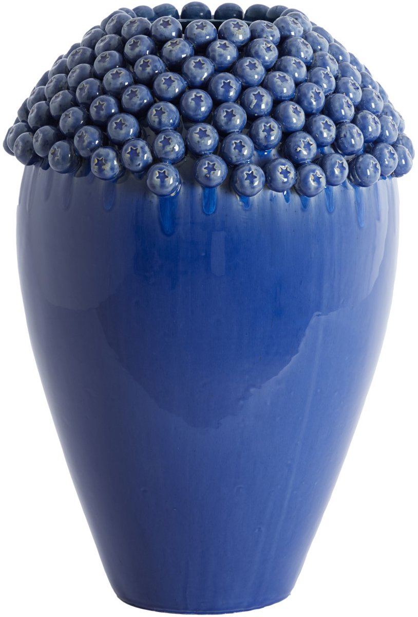 Light & Living Vaas LOVRO - Ø39.5x57 cm - Blauw