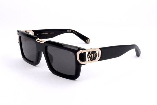 Philipp plein SPP206M 700Y Zonnebril - Heren - Zwart — afbeelding 3