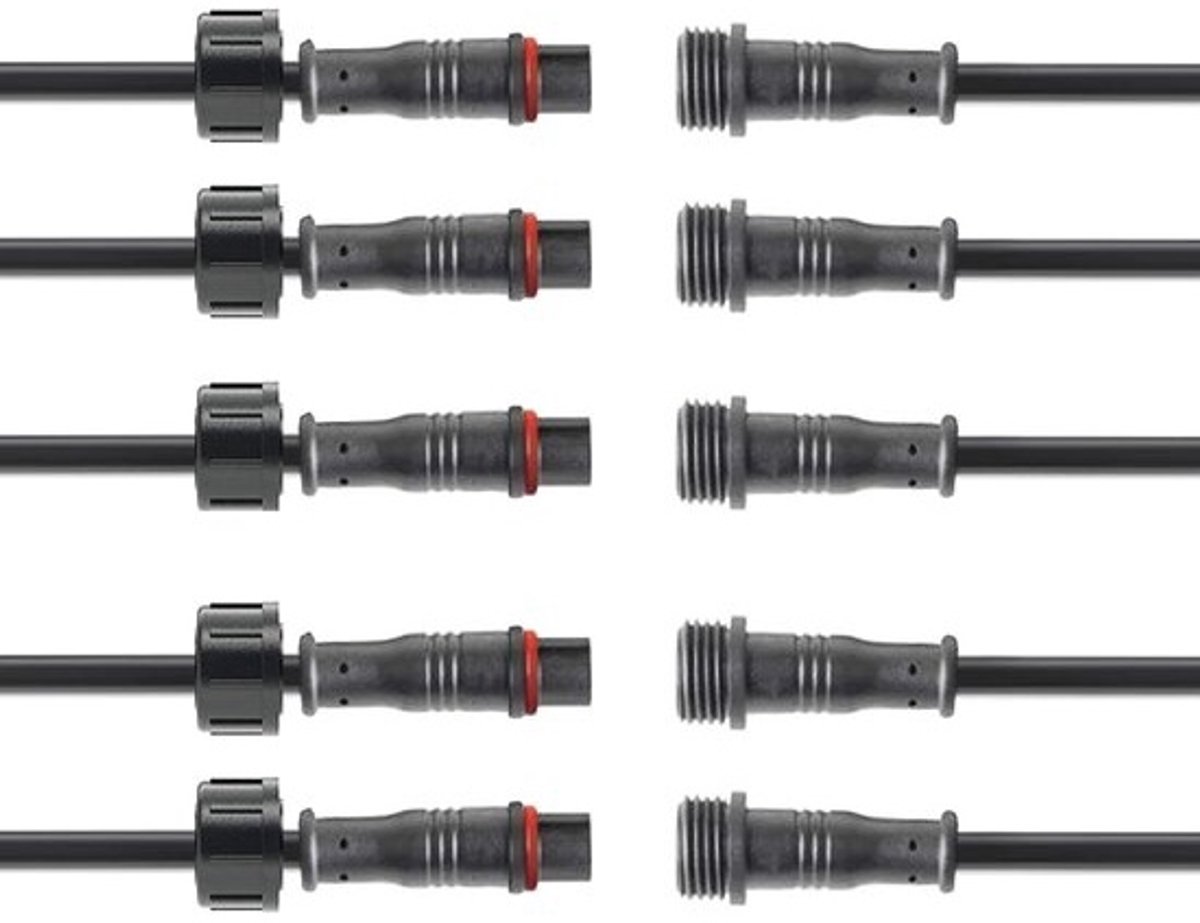 Waterdichte 2-polige Stekker Kabel IP68 Verlengsnoer voor Buitenverlichting Auto & Boot