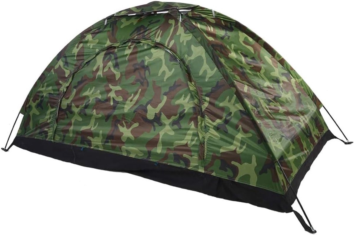 Koepeltent Camouflagetent UV-bescherming Tentschuilplaatsen voor één persoon voor kamperen Wandelen