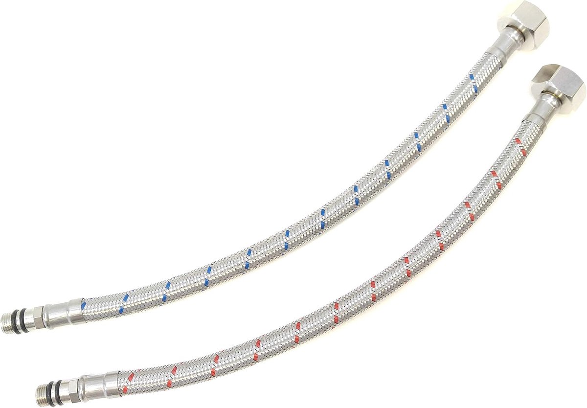 Eengat mengkraan verbindingsstuk, flexibel, 300 mm lang, 2 x 10 mm