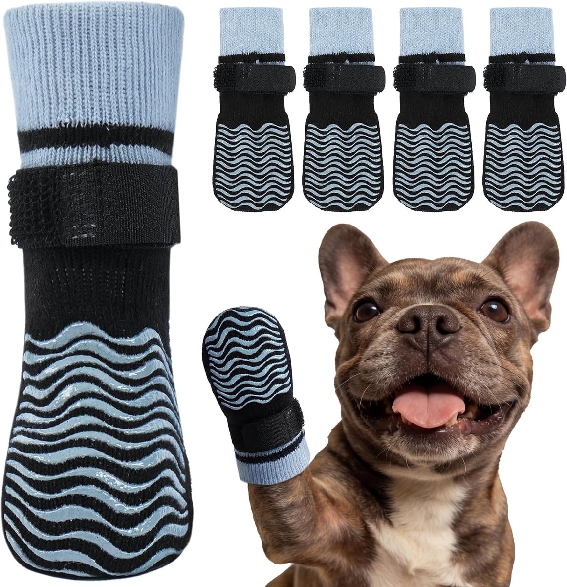 Antislipsokken voor honden, pootbescherming voor hondenletsel, 2