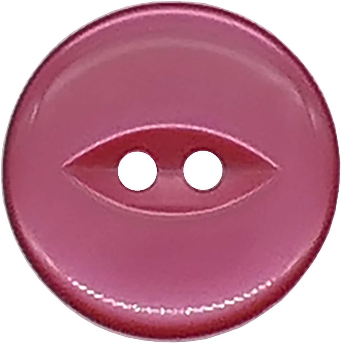 20 stuks ronde acryl vis oog knoppen, baby knoppen, naaien, breien ambachtelijke knoppen - rood 19 mm/30 Lignes