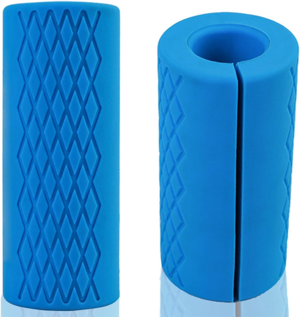Siliconen grips lange halter handvat spieropbouw, blauw