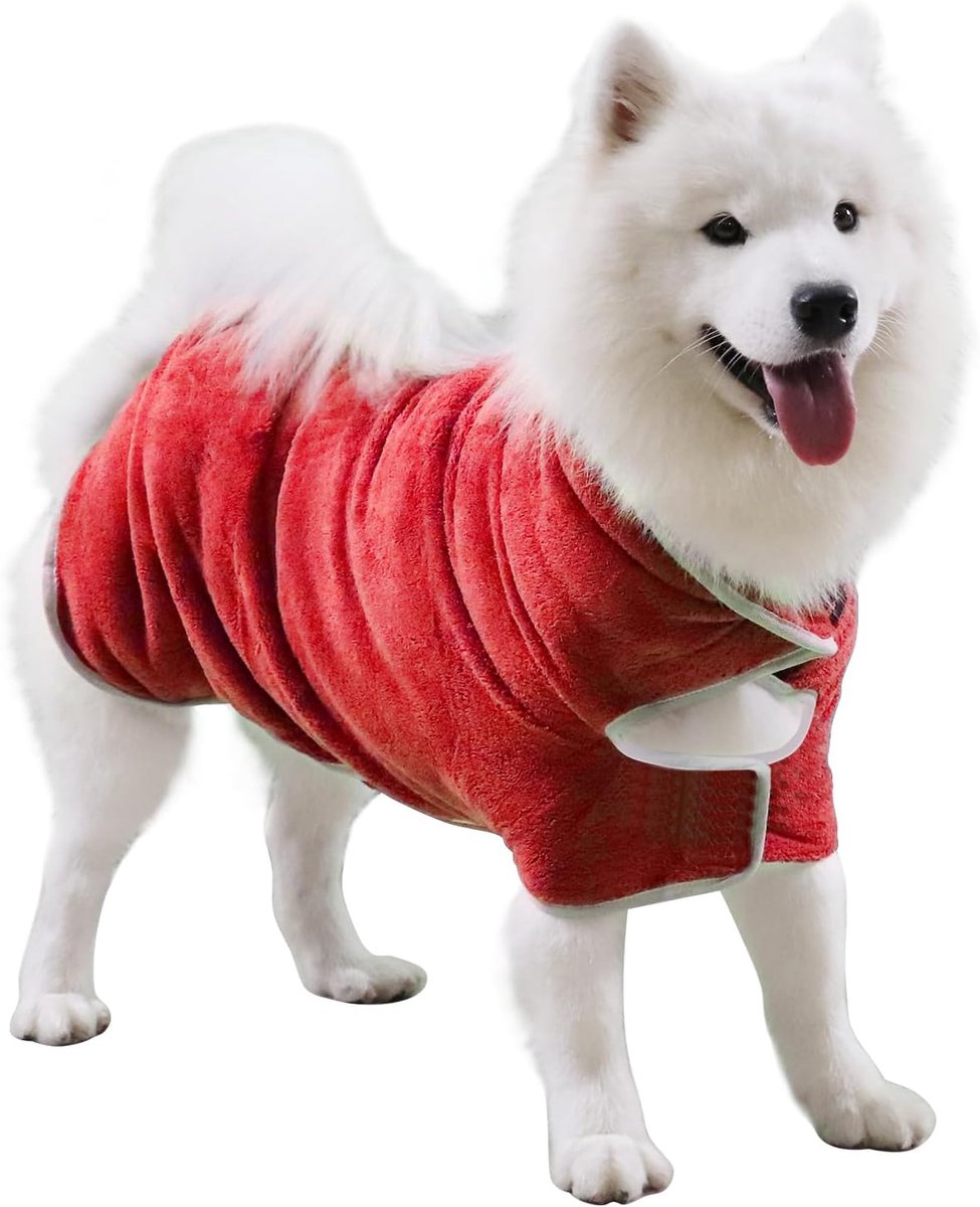 Badjas voor honden, super absorberend, sneldrogend, badjas voor honden, microvezel voor alle katten en honden