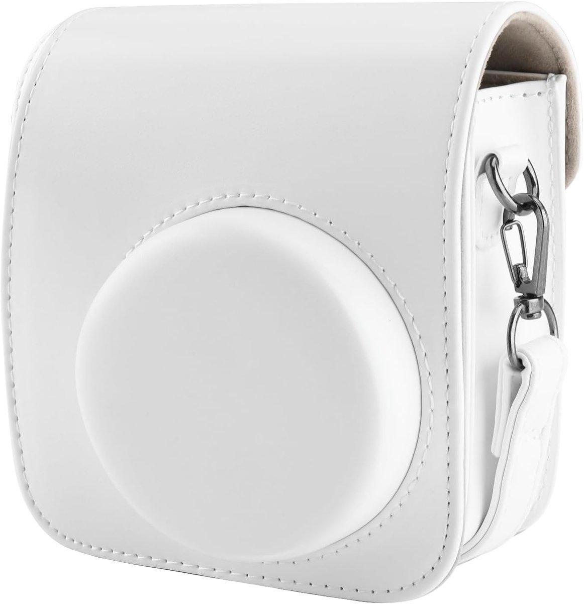 Cameratas voor Fujifilm Instax Mini 12, PU-leren beschermhoes, compatibel met Instax Mini Instant en Digital Hybrid camera