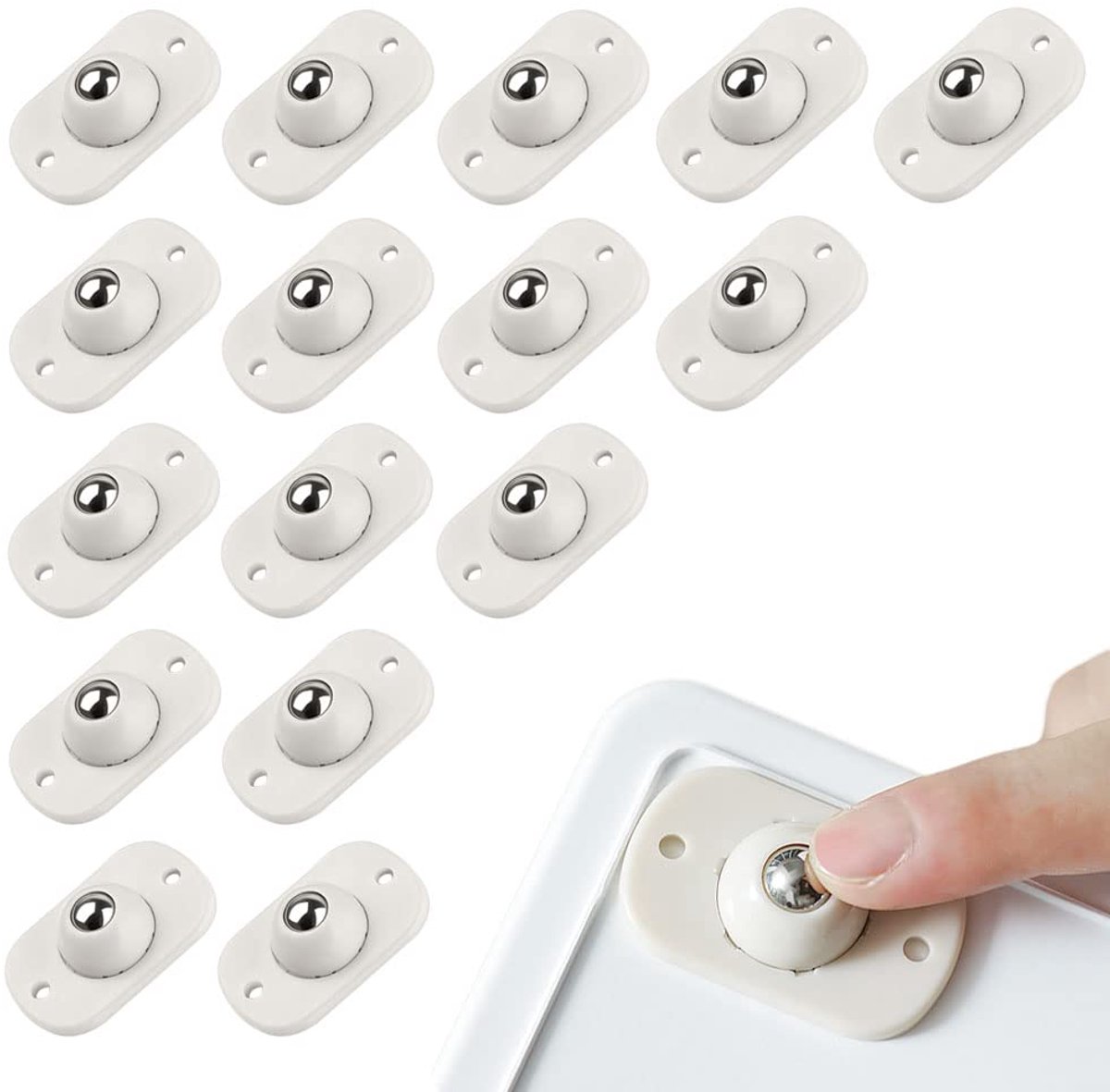 16 stuks zelfklevende mini-wielen voor keukenapparaten
