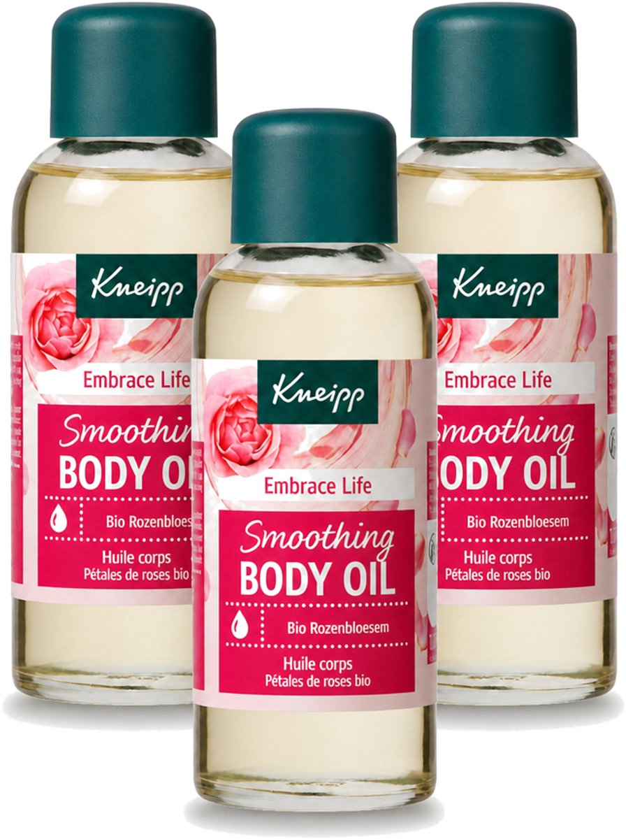 3 x Kneipp - Huidolie - Embrace Life - Anti‑Aging verzorging - 100 ml - Voordeelverpakking - 3 stuks