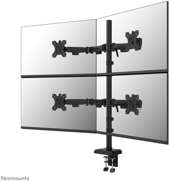 Neomounts NERO DS60-600BL2-2 Monitorarm Zwart