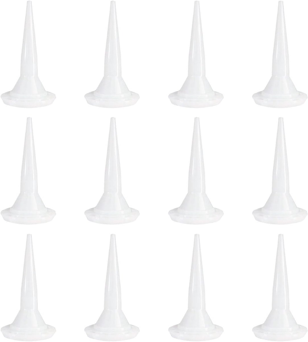 12 Stuks Caulking Nozzles - Herbruikbare Vulnozzles voor Kit Applicatie en Constructie Toepassingen