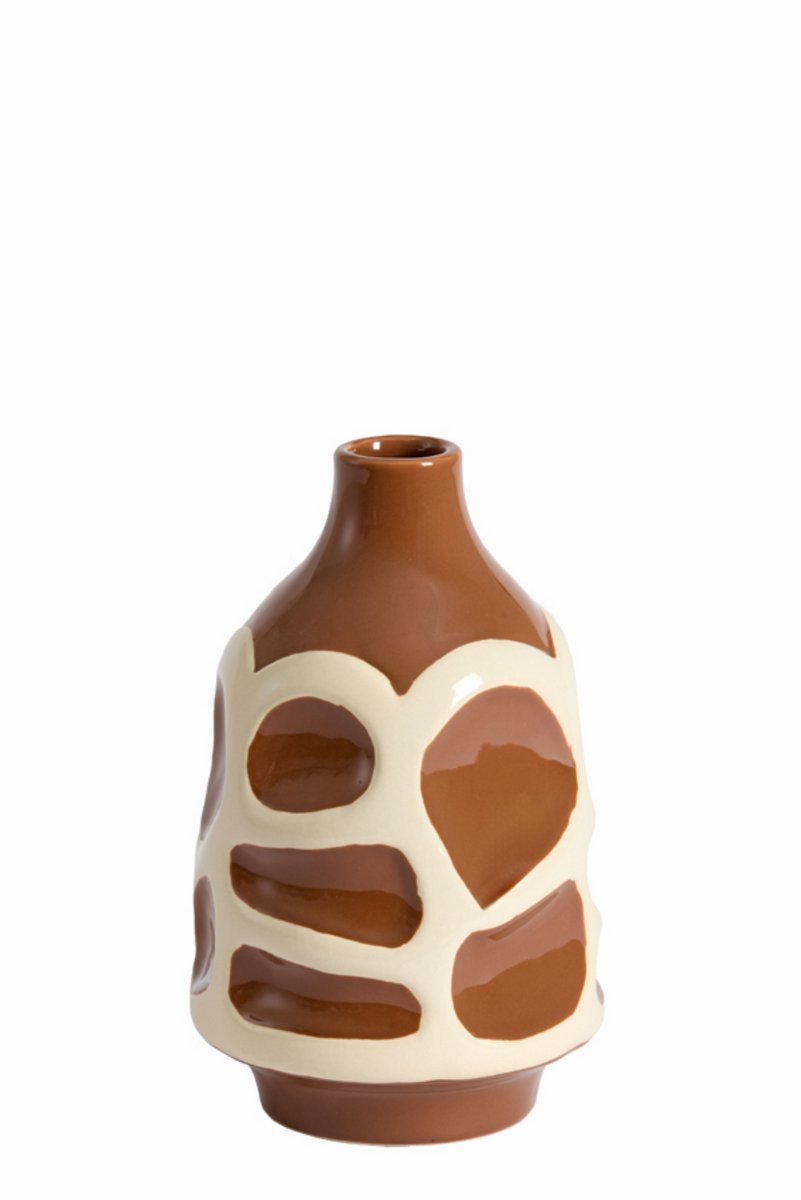 Light & Living Vaas SINICE - Bruin - 15x15x24 cm