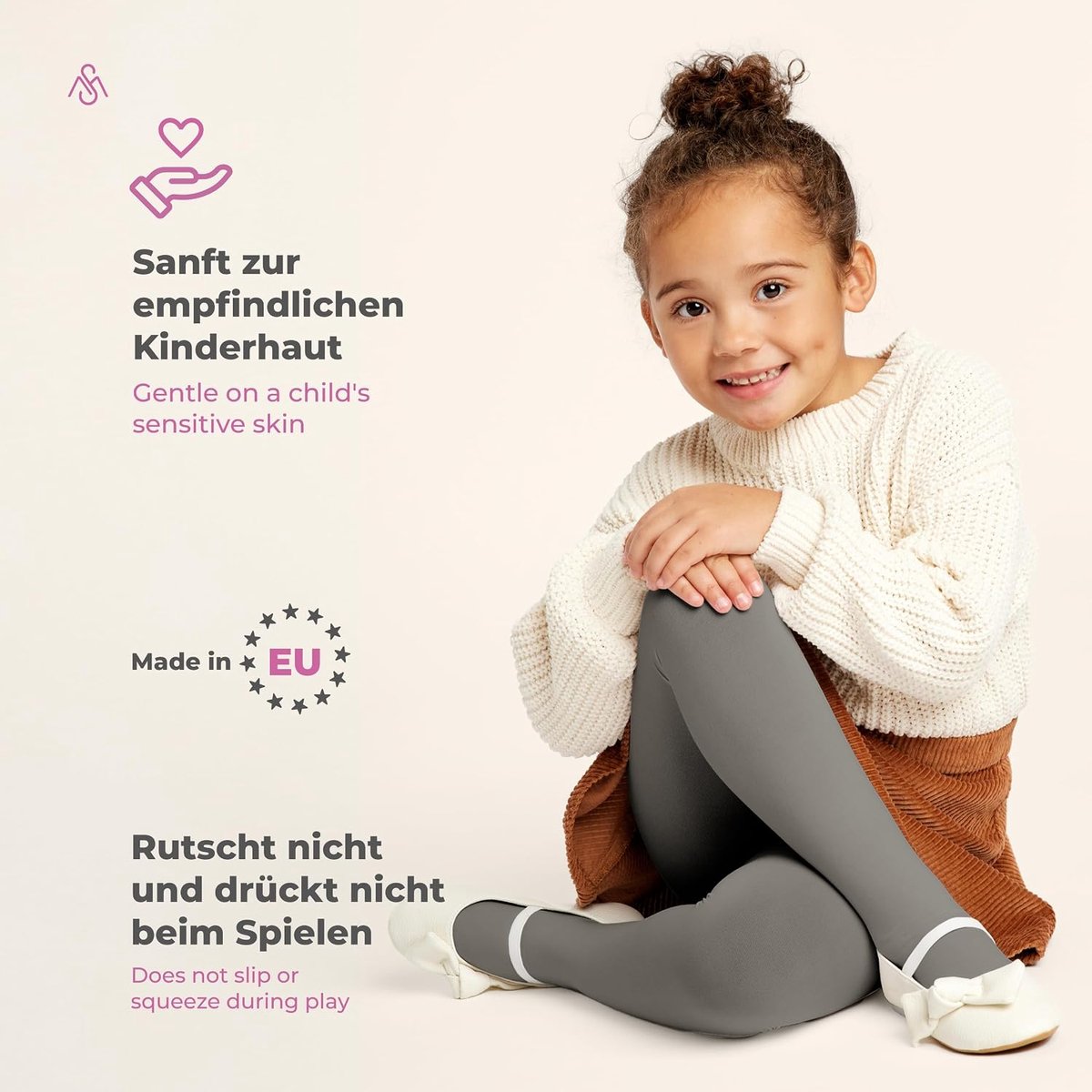 Style Kinderen Meisjes Panty's van Microvezel 60 DEN WLSS001