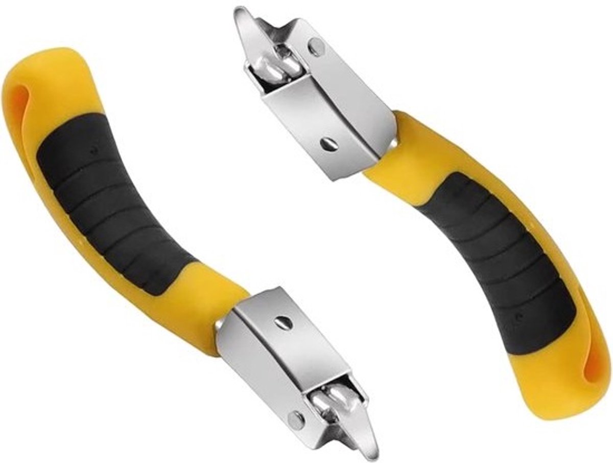 Nietjesverwijderaar Set - Gereedschap Ontnieten - Kantoor Werk - Ergonomisch Ontwerp - 2 stuks - Geel