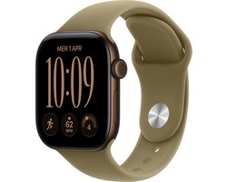 Apple Watch Series 12 - Wifi - 42 mm - Donkerbrons - S/M