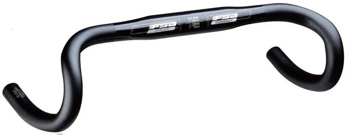 Fsa Omega Compact B5 Stuur Zilver 31.8 mm / 380 mm