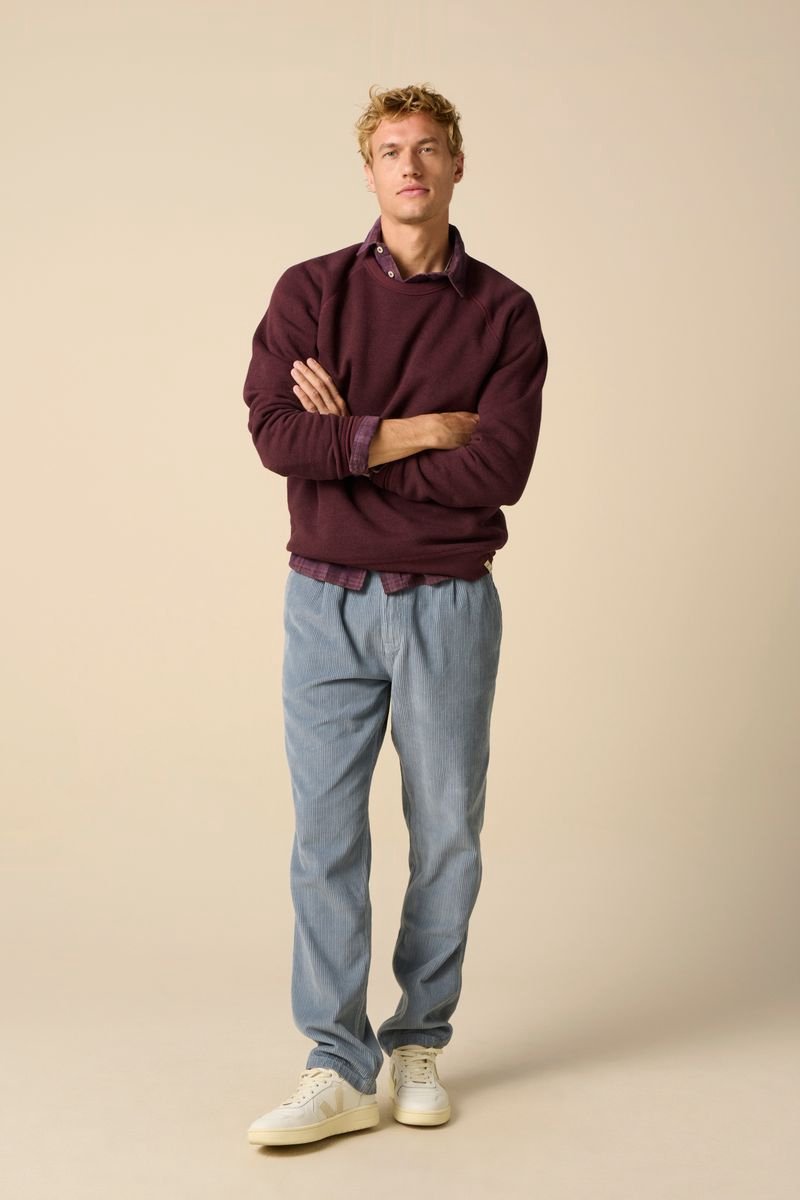 Sissy-Boy - Donkerrode melange sweater