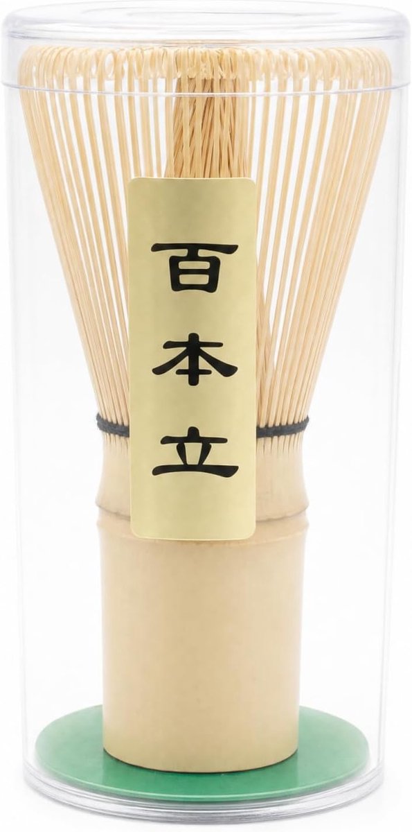 Matcha-garde - Matcha-bezem traditionele Japanse Chasen, handgemaakte garde met 100 tanden voor authentieke matcha-accessoires