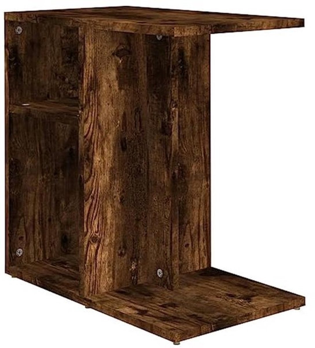 Moderne Houten Bijzettafel 50x30x50 cm - Smoked Oak