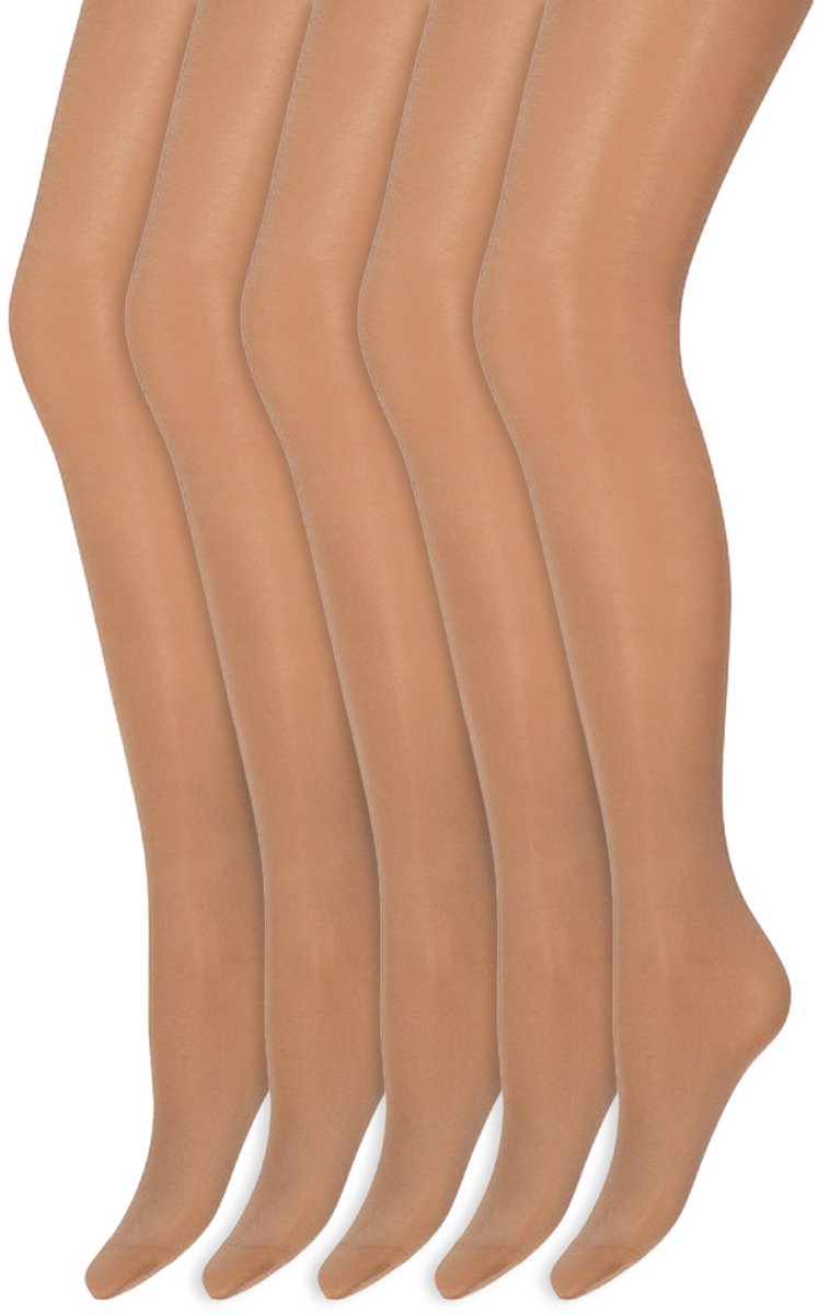Marianne Glans Panty | 35 Denier | Merk: Marianne | Maat: S T/M Xxl | Kleur: Wineblush | 5 Paar Beige