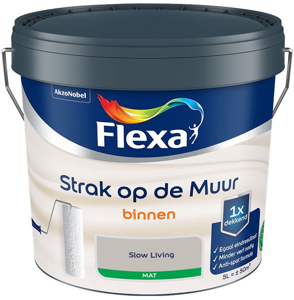 Flexa - Strak Op De Muur Binnen Mat - Slow Living - 5 L - Kleur Van Het Jaar 2027