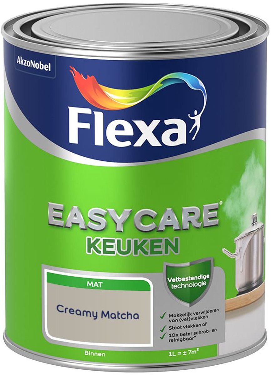 Flexa - Easycare Keuken - Creamy Matcha - 1 L - Kleur Van Het Jaar 2027
