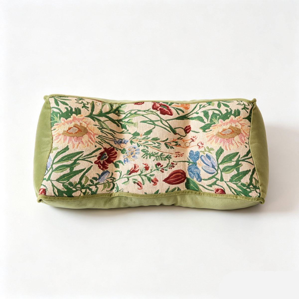 Sierkussen - Rugkussen - Lendekussen - Kantoor - Auto - Woonkamer Decoratie - Luxe kussens voor woonkamer & bank - Inclusief binnenkussen - Niet-afneembaar - 38x18x13CM - Blauwgroen