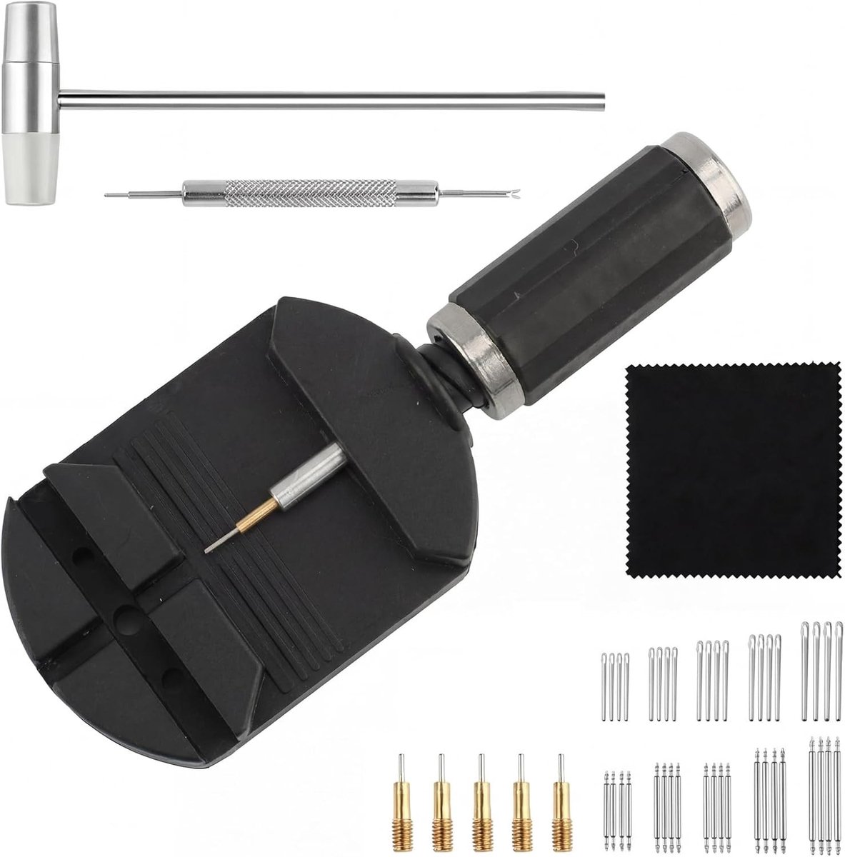 Complete Horloge Reparatie Set met 52 Stuks - Horloge Link Verwijder Tool en Armband Gereedschap