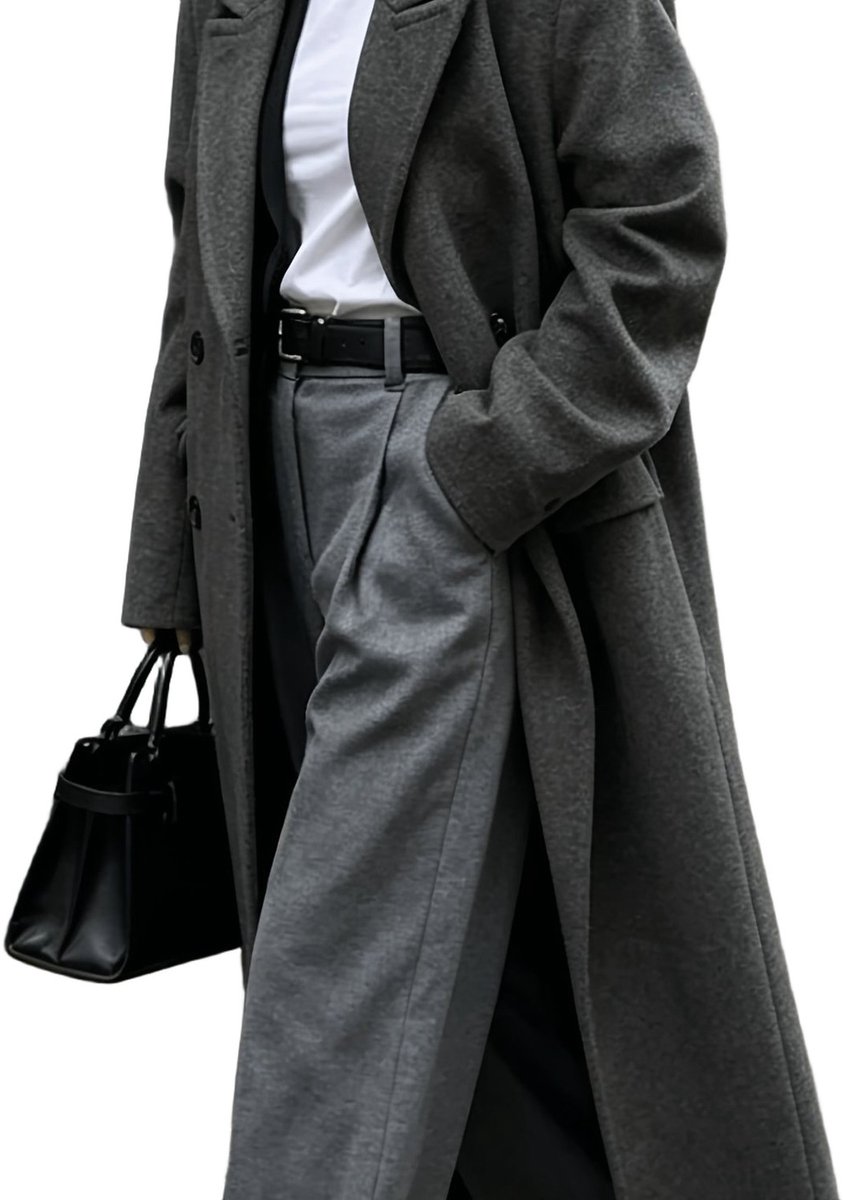 Currero Winterjas Parka Dames Lange Jas Dames Wintermantel Overjas Gewatteerd Waterdicht Winter Stijlvol Mantel Vrouwen Volwassen Donkergrijs