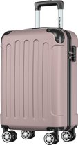 TRVLMORE Handbagage Koffer - 38L - Cijferslot - Lichtgewicht - Trolley - 54x34x20 cm - Past binnen 55x40x20 cm - Roségoud