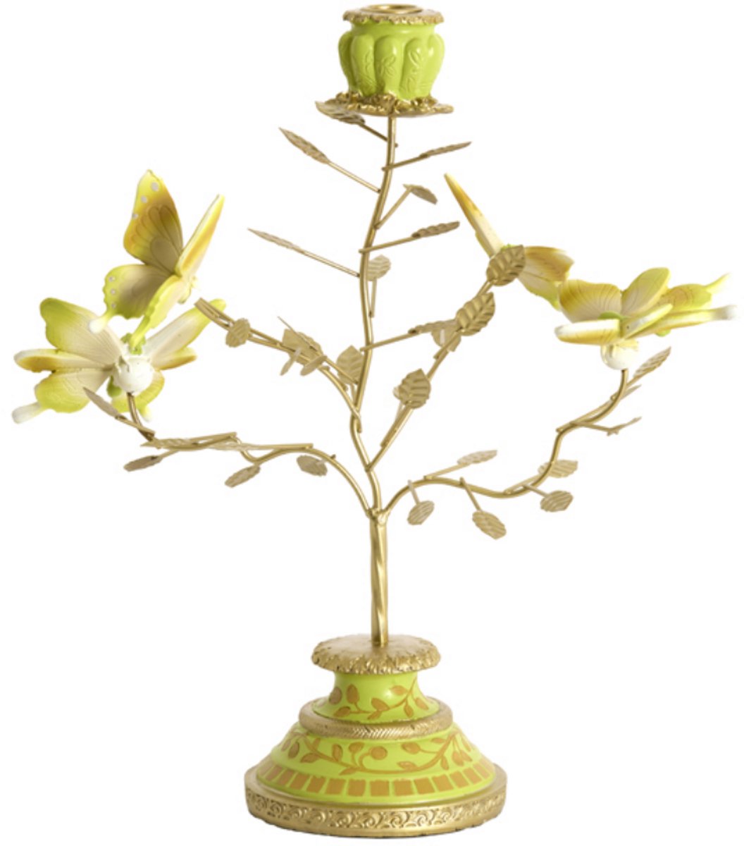 Light & Living Kandelaar BUTTERFLY - Groen - 35.5x18x37.5 cm