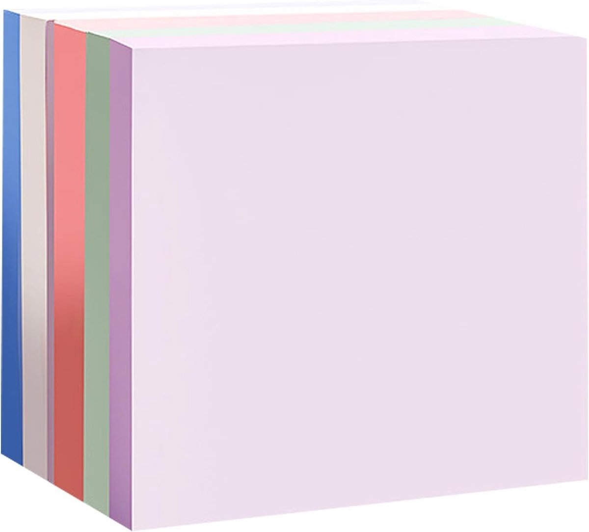 Kleurige Morandi Sticky Notes 3x3 - Super Hechtende Memopads met 400 Velletjes voor Organisatie en Notities