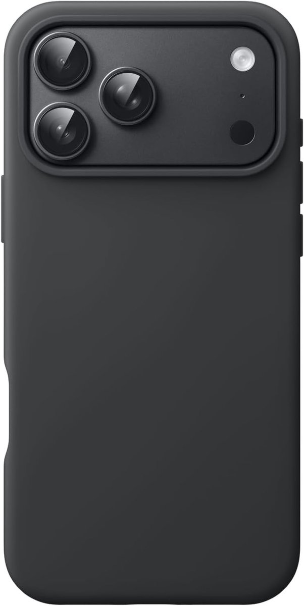 Zandarix Hoesje Geschikt voor Apple iPhone 18 Pro - Schokbestendig - Krasbestendig - Microvezel Voering - Ondersteunt Draadloos Opladen - Back Cover Hoesje - Zwart