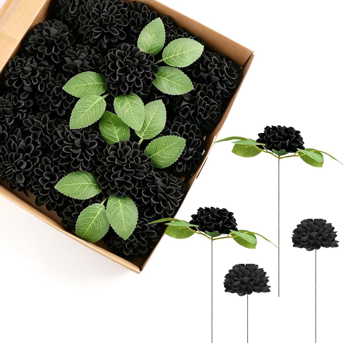 Kunstbloemen als decoratie schuim hortensia