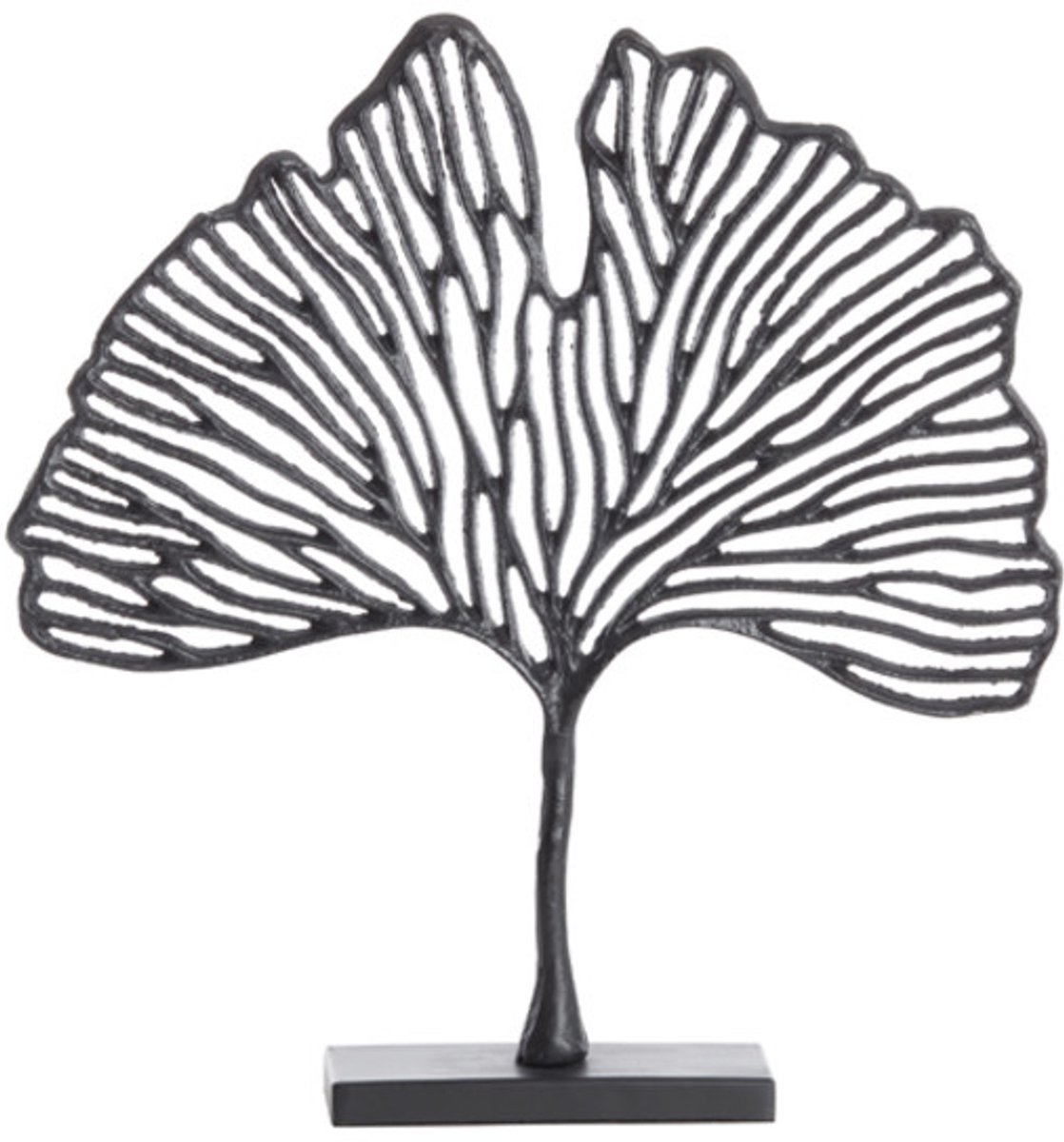 Light & Living - Ornament LEAF - Zwart - 36x6x39 cm
