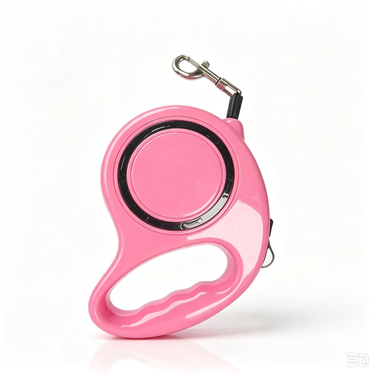 Rollijn voor honden 5 m - roze - anti-slip handvat - ideaal voor training en wandelingen - ShopVlot